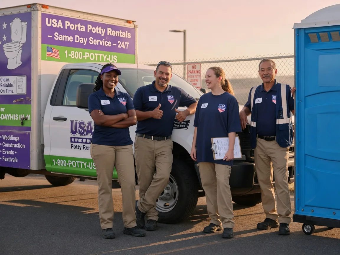 Porta Potty Rental company in Yuba City, CA
